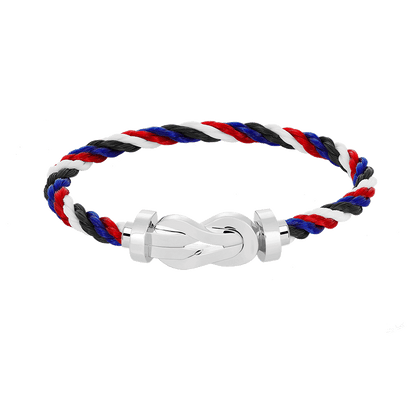 [AuraEcho]CHANCE LARGE 8 FIGURE BUCKLE NO DIAMOND BRACELET SILVER