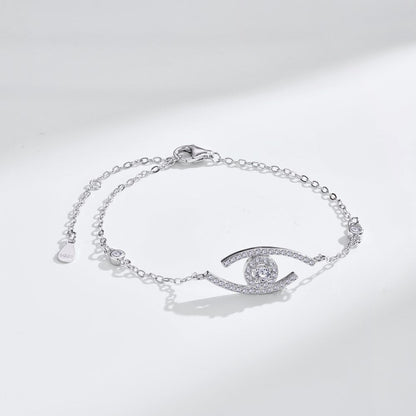 [AuraEcho]Lucky Eye Pave-Set Diamond Bracelet