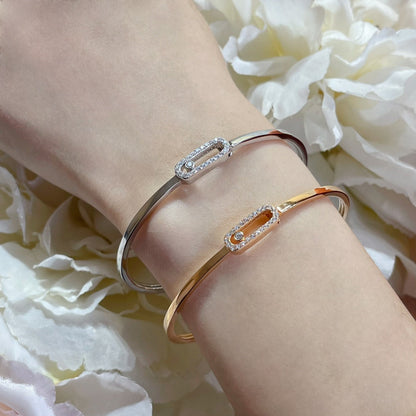 [AuraEcho]Move Uno pavé flex bangle medium
