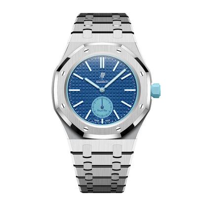 [AuraEcho]Royal Oak Pop Exclusive Steel Case & Strap Full‑wrap Embedded Watch Band (AP6013A)