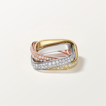 [AuraEcho]TRINITY 3.5MM CUSHION RING COLLECTION