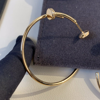 [AuraEcho]JUSTE EARRINGS GOLD DIAMONDS 1.8MM