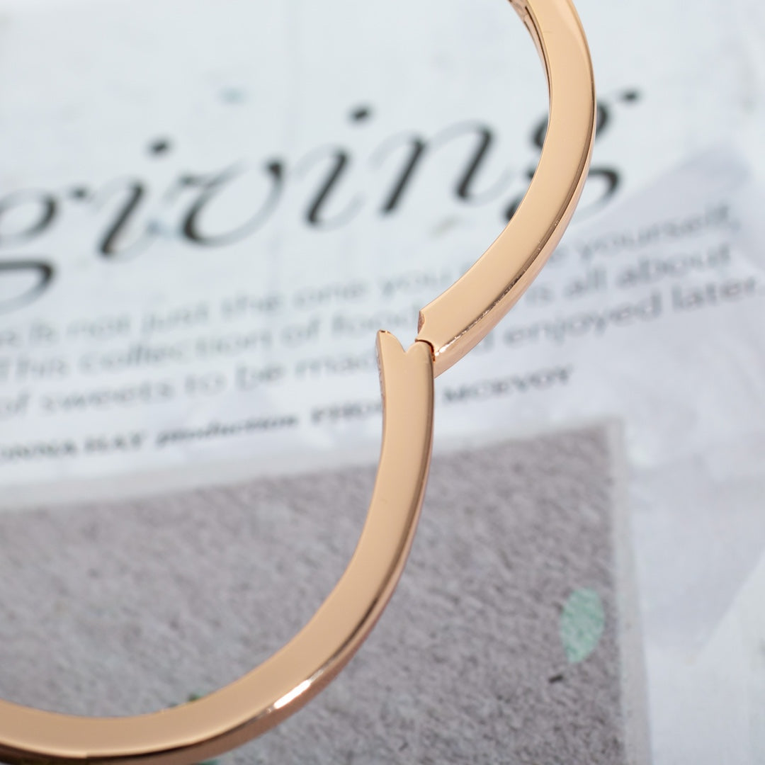 [AuraEcho]DREAM BRACELET OPEN PINK GOLD MOP DIAMOND