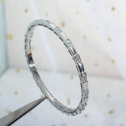 [AuraEcho]SERPENTI BRACELET SILVER DIAMOND