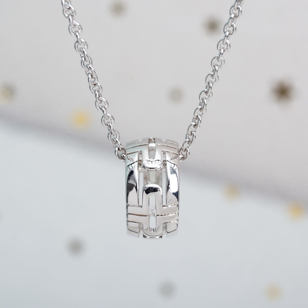 [AuraEcho]PARENTESI NECKLACE SILVER