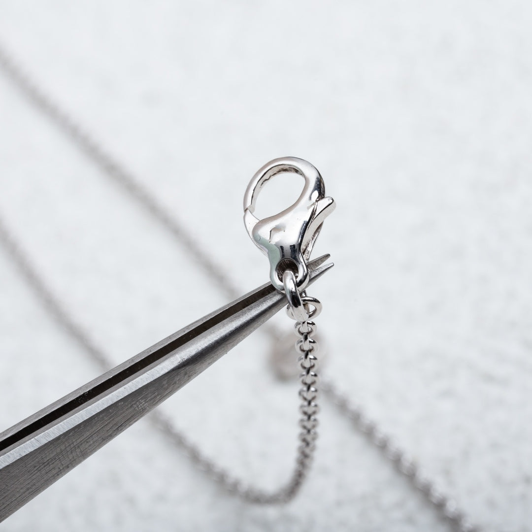 [AuraEcho]PARENTESI NECKLACE SILVER