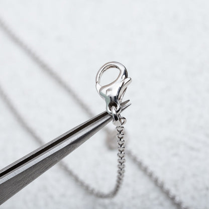 [AuraEcho]PARENTESI NECKLACE SILVER