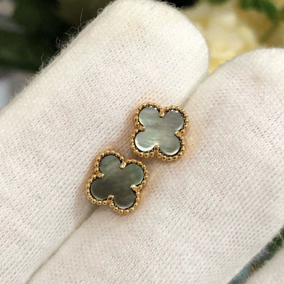 [AuraEcho]CLOVER MINI GOLD EARRINGS