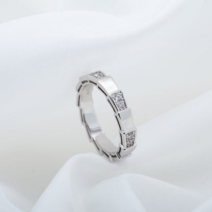 [AuraEcho]SERPENTI RING SILVER  3MM