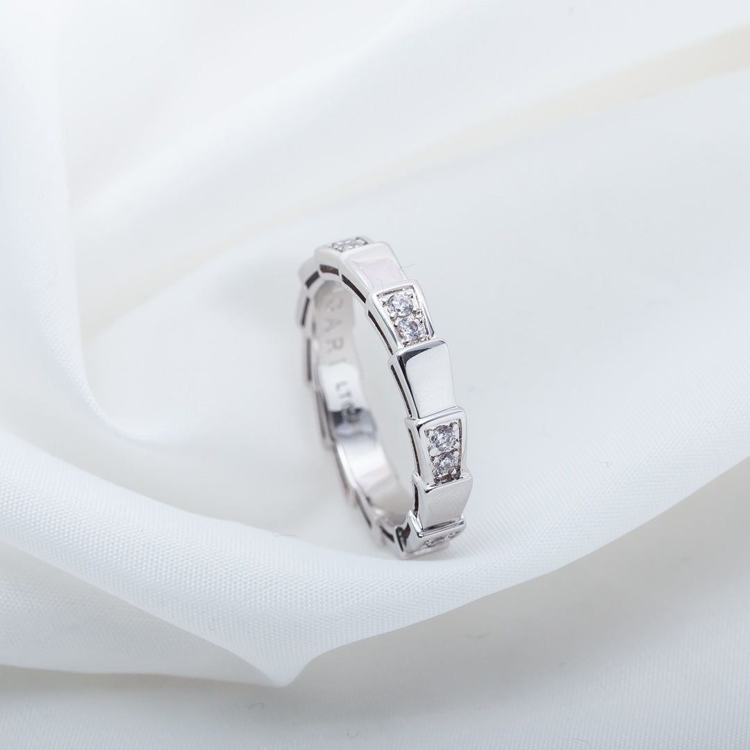 [AuraEcho]SERPENTI RING SILVER  3MM