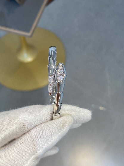 [AuraEcho]SERPENTI BRACELET DIAMONDS SILVER
