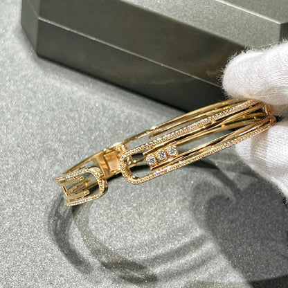 [AuraEcho]MOVE 10TH PAVED DIAMOND BRACELET