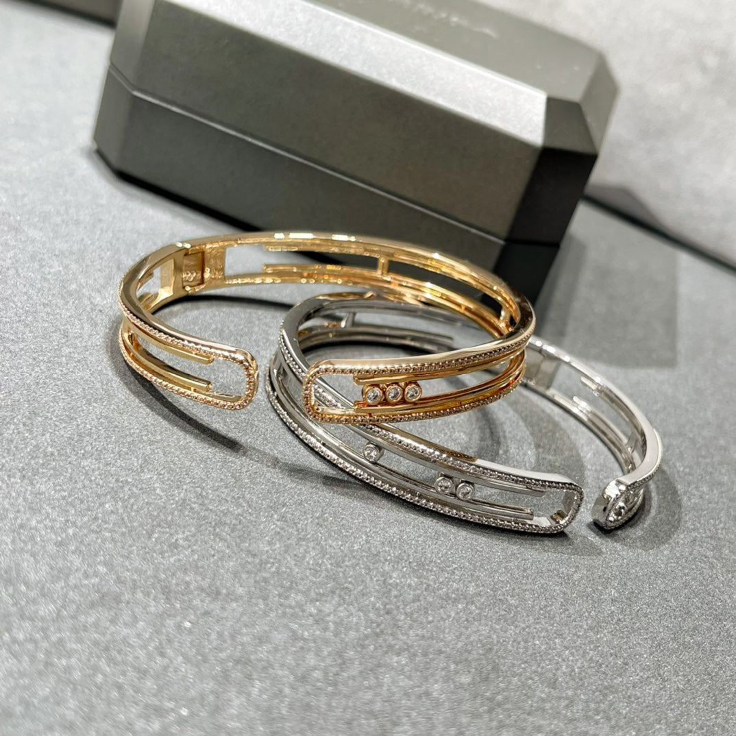 [AuraEcho]MOVE 10TH PAVED DIAMOND BRACELET