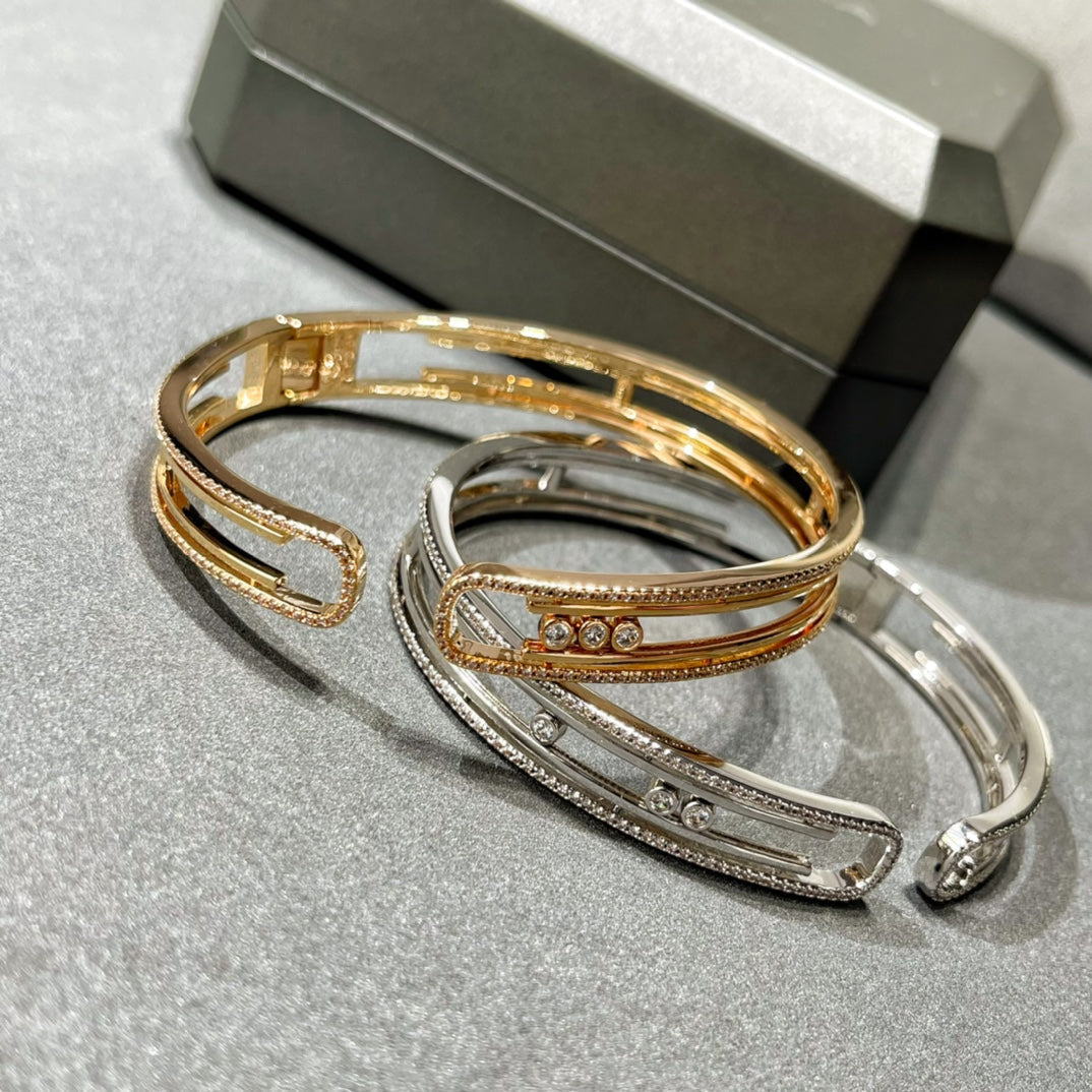 [AuraEcho]MOVE 10TH PAVED DIAMOND BRACELET