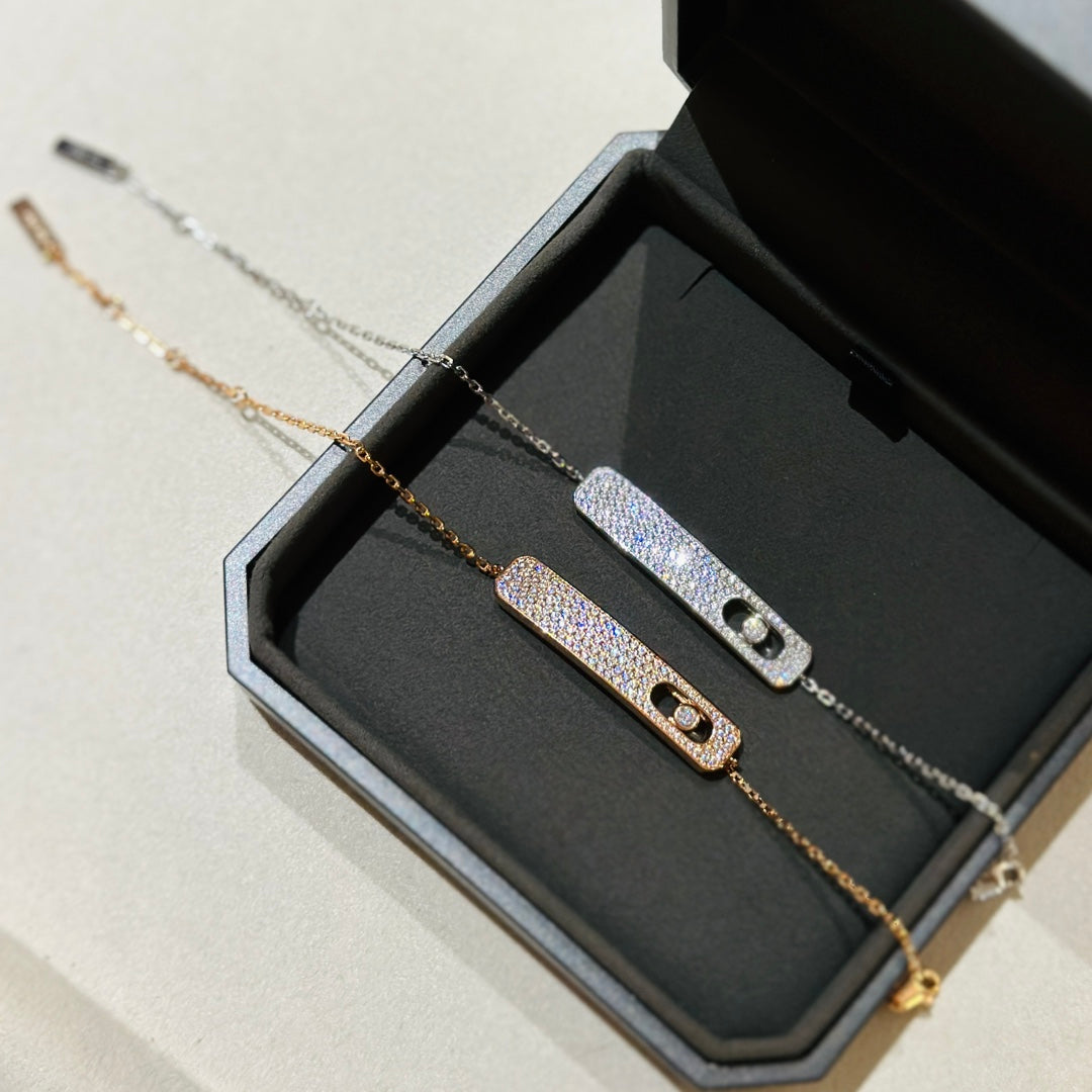 [AuraEcho]MOVE CLASSIQUE DIAMOND PAVED BRACELET