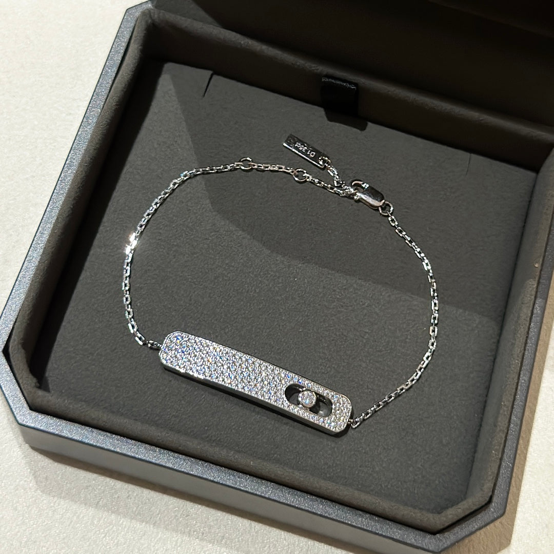 [AuraEcho]MOVE CLASSIQUE DIAMOND PAVED BRACELET