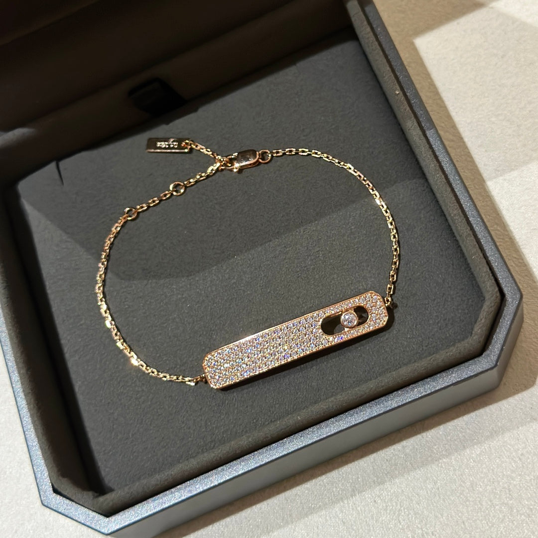 [AuraEcho]MOVE CLASSIQUE DIAMOND PAVED BRACELET