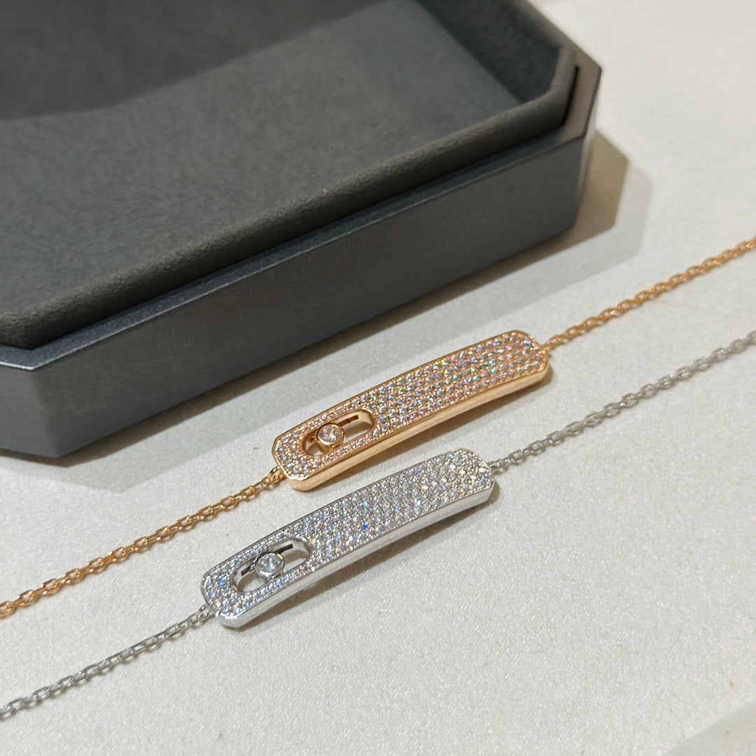 [AuraEcho]MOVE CLASSIQUE DIAMOND PAVED BRACELET