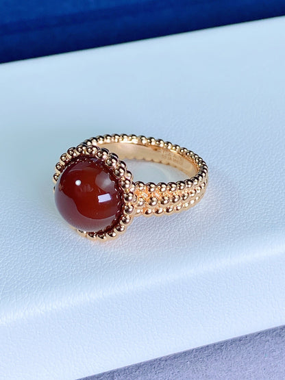 [AuraEcho]PERLEE COULEURS ROSE GOLD RING