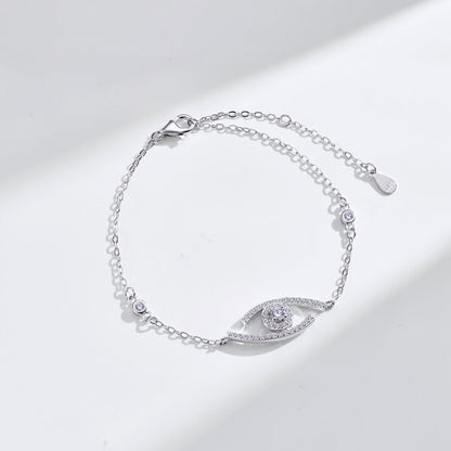 [AuraEcho]Lucky Eye Pave-Set Diamond Bracelet