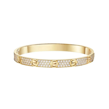 [AuraEcho] LOVE & JUSTE & Blue Veins Clover 5-Motif Diamond Bracelet Stack Set
