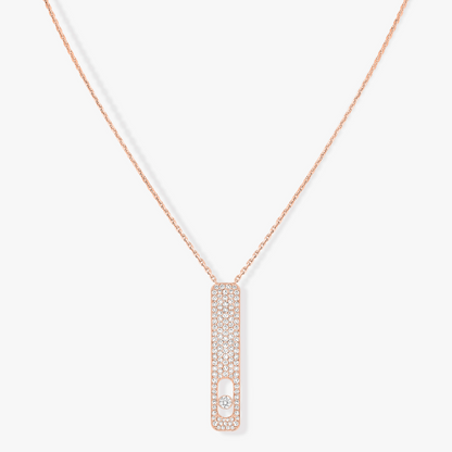 [AuraEcho]MY FIRST DIAMOND PAVED NECKLACE