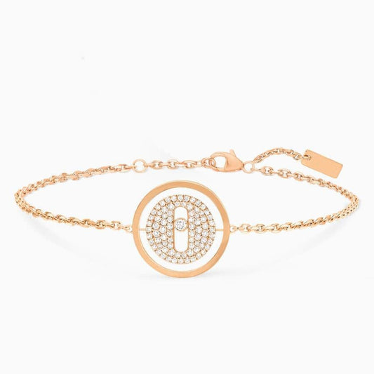 [AuraEcho]LUCKY MOVE DIAMOND PAVED BRACELET