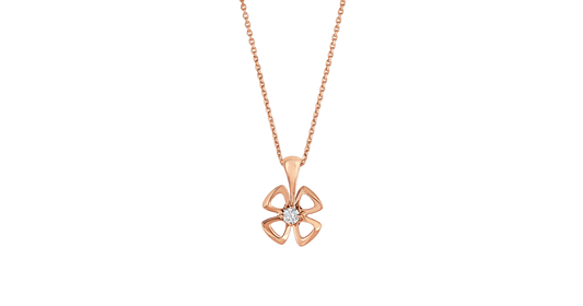 [AuraEcho]FIOREVER NECKLACE DIAMOND CENTER