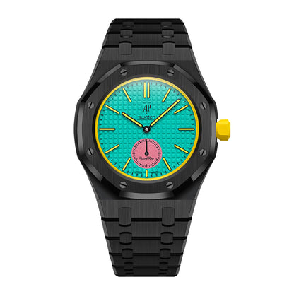 [AuraEcho]Royal Oak Pop Exclusive Steel Case & Strap Full‑wrap Embedded Watch Band (AP6013A)