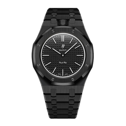 [AuraEcho]Royal Oak Pop Exclusive Steel Case & Strap Full‑wrap Embedded Watch Band (AP6013A)