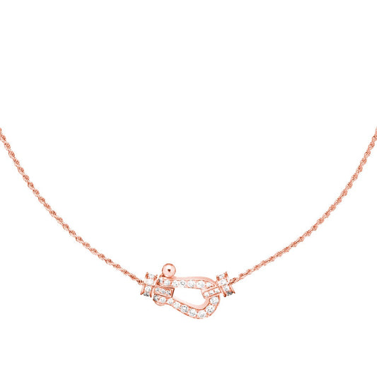 [AuraEcho]FORCE 10 PINK GOLD DIAMOND NECKLACE