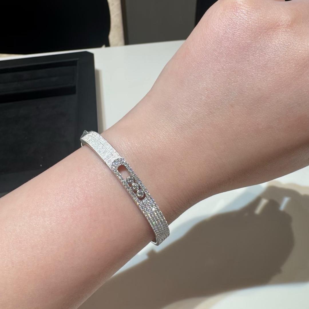 [AuraEcho]Move Noa Ciselé half pavé bangle