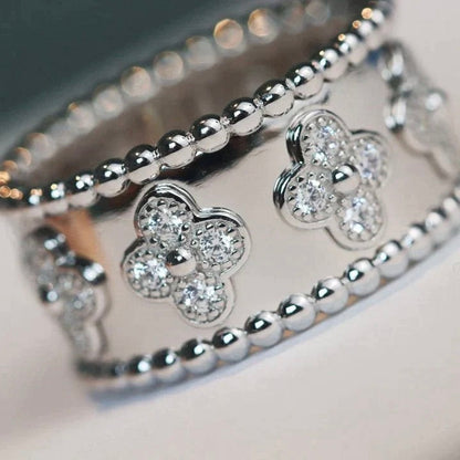 [AuraEcho]CLOVER KALEIDOSCOPE RING 10MM