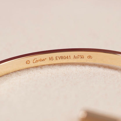 [AuraEcho]LOVE BRACELET 3.65MM 6 DIAMONDS