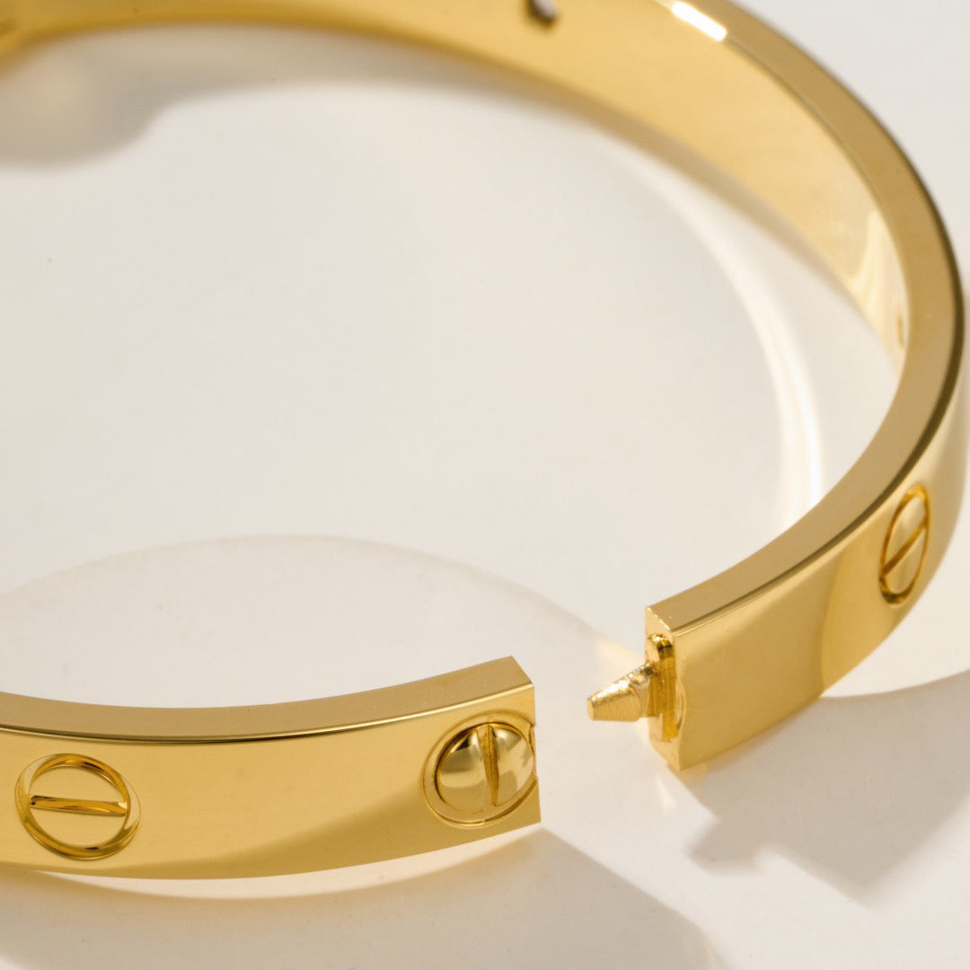 [AuraEcho] LOVE Classic & JUSTE Diamond Bracelet Stack Set