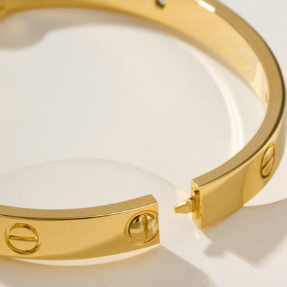 [AuraEcho] LOVE Classic & JUSTE Diamond Bracelet Stack Set