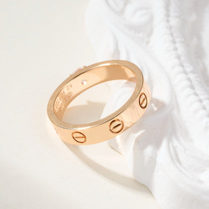[AuraEcho]LOVE RING 3.6MM 1 BIG DIAMOND