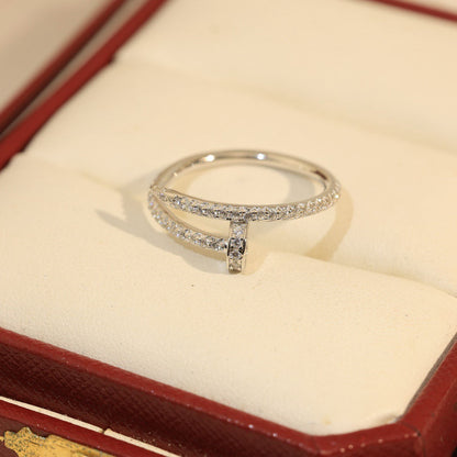 [AuraEcho]JUSTE 1.8MM FULL DIAMOND RING