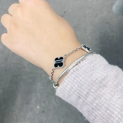 [AuraEcho] Clover 5-Motif & LOVE Unlimited Bracelet Set