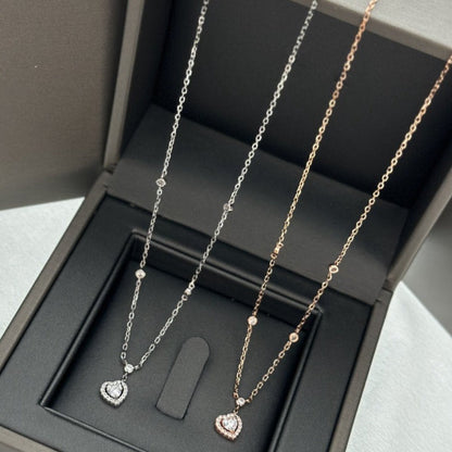 [AuraEcho]JOY HEART DIAMOND NECKLACE