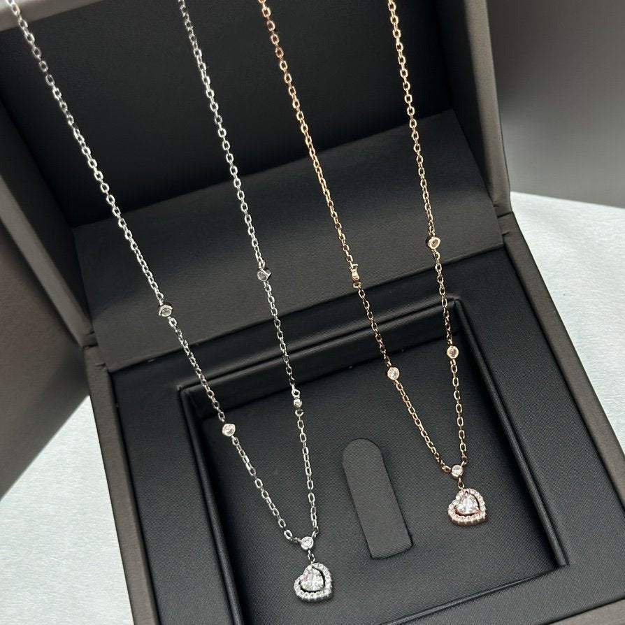 [AuraEcho]JOY HEART DIAMOND NECKLACE