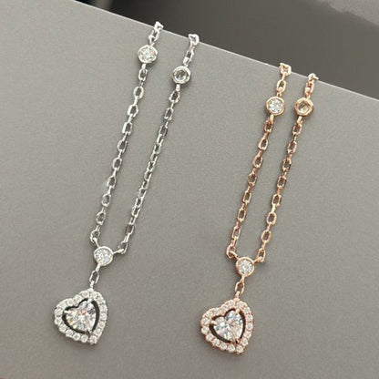 [AuraEcho]JOY HEART DIAMOND NECKLACE