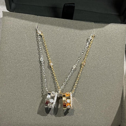 [AuraEcho]CHAIN MOVE ROMANE PEDAND NECKLACE