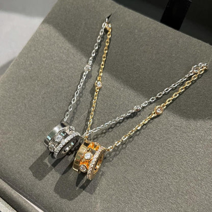 [AuraEcho]CHAIN MOVE ROMANE PEDAND NECKLACE