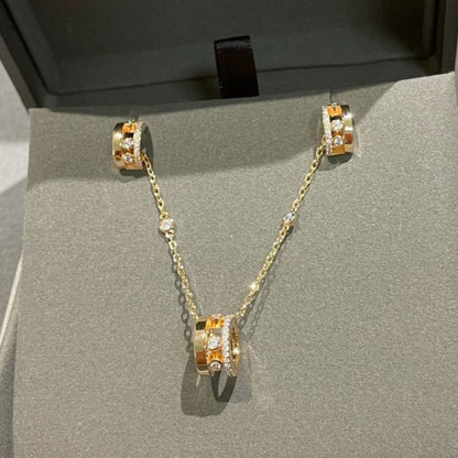 [AuraEcho]CHAIN MOVE ROMANE PEDAND NECKLACE
