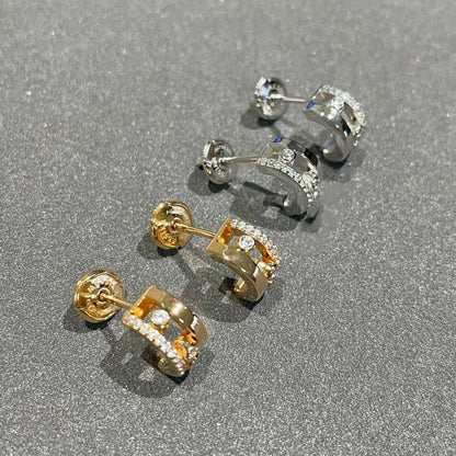 [AuraEcho]MOVE ROMANE EARRINGS DIAMOND