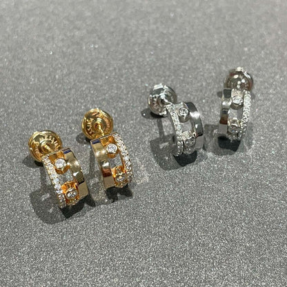 [AuraEcho]MOVE ROMANE EARRINGS DIAMOND