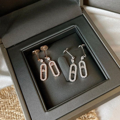 [AuraEcho]DORMEUSES MOVE UNO DIAMOND EARRINGS