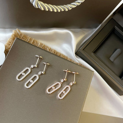 [AuraEcho]DORMEUSES MOVE UNO DIAMOND EARRINGS