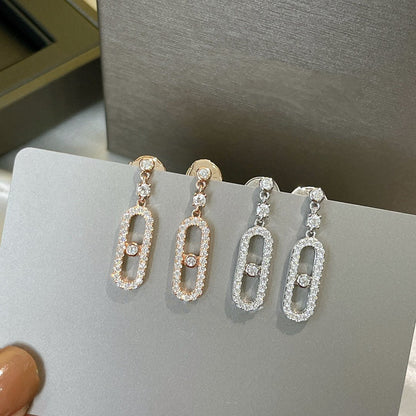 [AuraEcho]DORMEUSES MOVE UNO DIAMOND EARRINGS